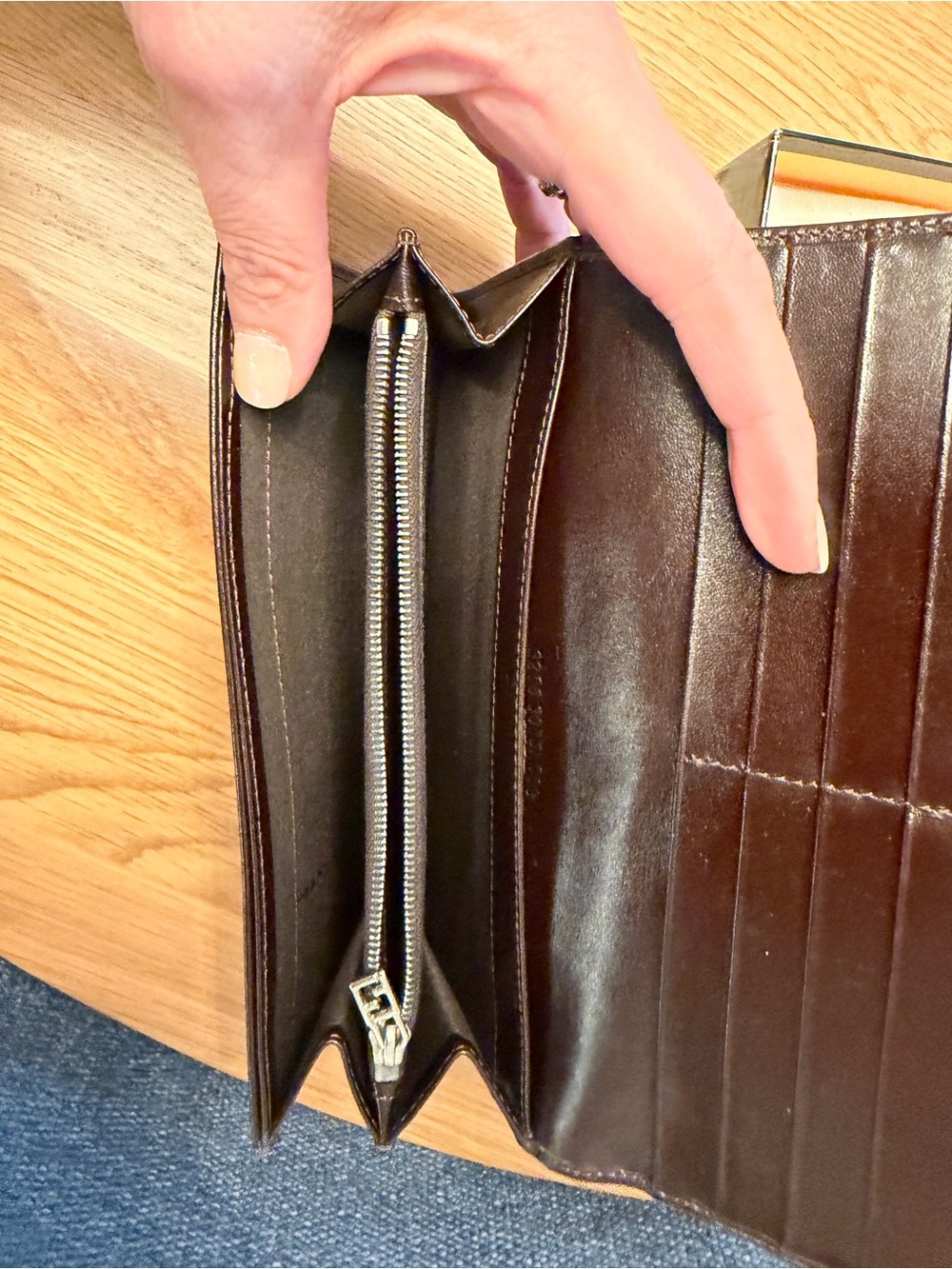 Fendi Brown Zucca FF Continental Wallet with Dark Trim - Picture 4 of 8